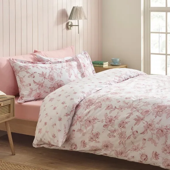 Catherine Lansfield Mirabelle Polycotton Duvet Cover & Pillowcase Set 1