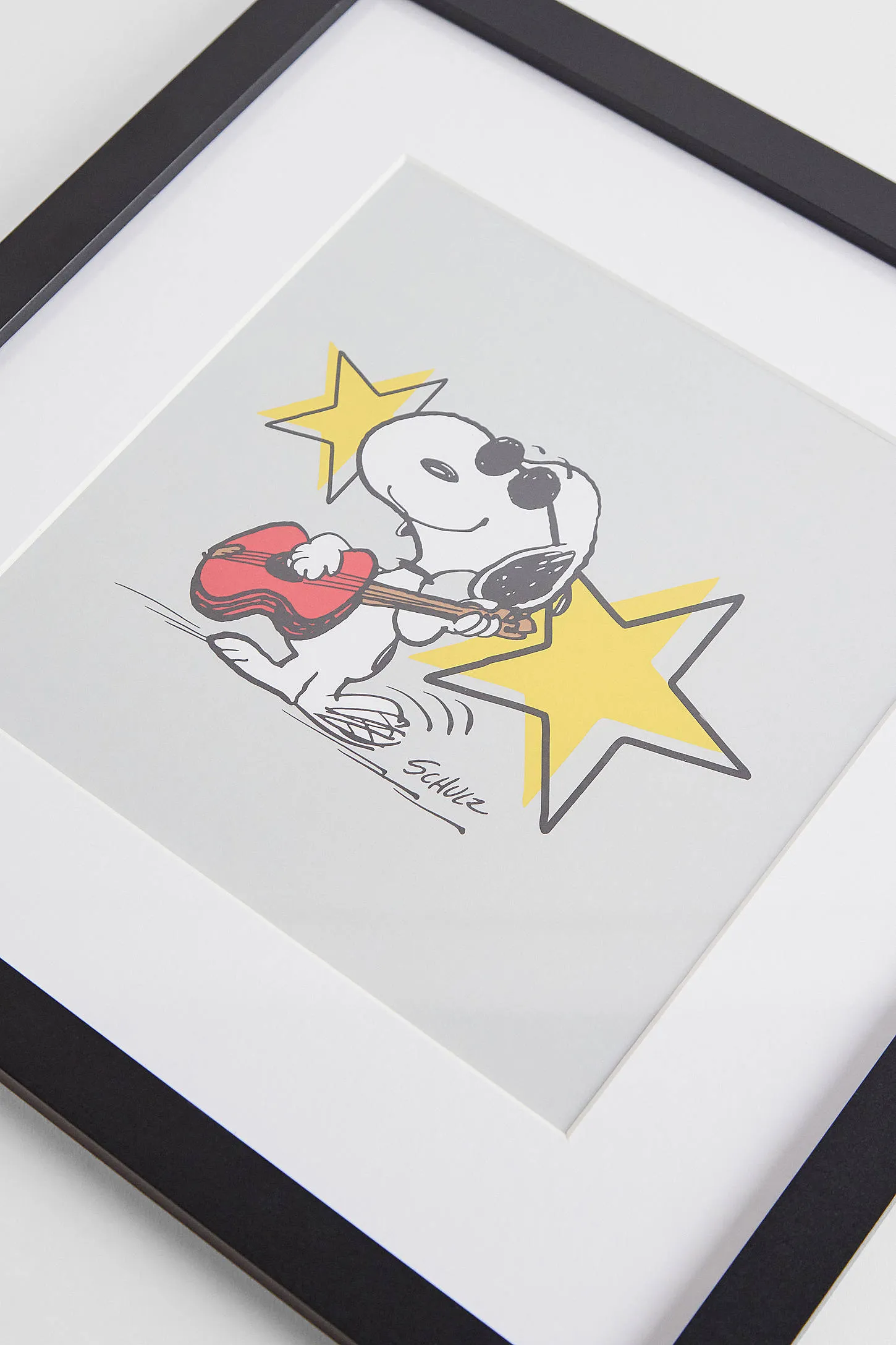 Urban Outfitters,Magpie x Peanuts Peanuts Rockstar 12x12 Framed Wall Art Print 3