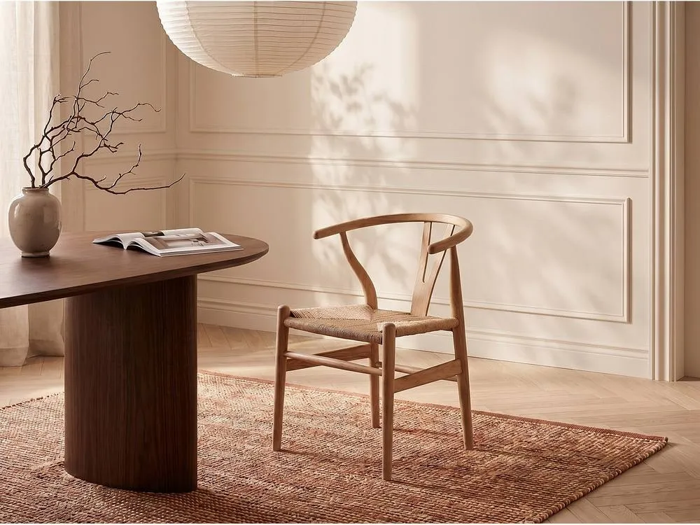 Vente-unique Teak & Wicker Chair - Natural - POGIANA in Light Oak 3