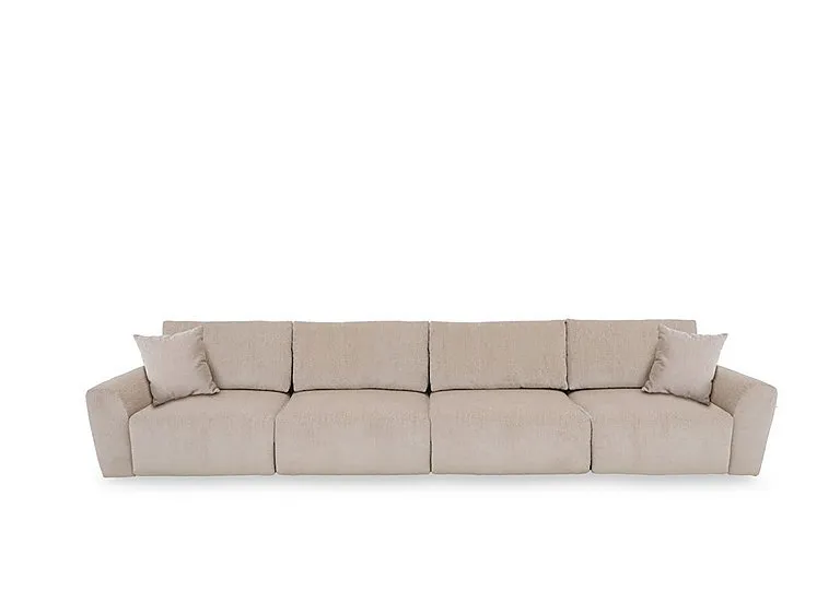 Gemini Fabric 4 Seater Power Glider Sofa
