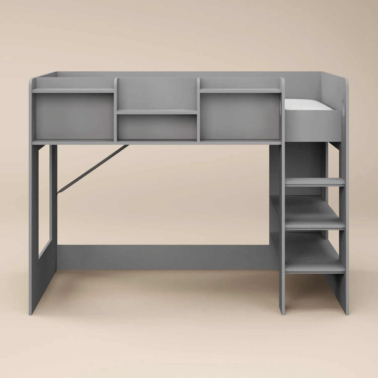 Flair Wizard Mid High Sleeper Bed in Grey 4