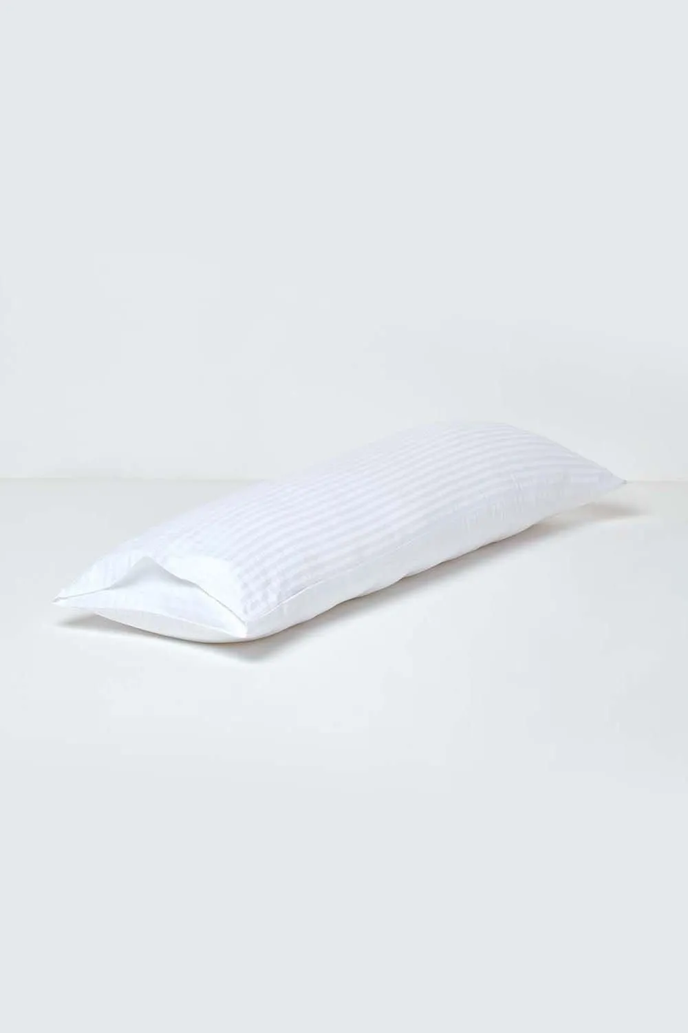 Homescapes Egyptian Cotton Ultrasoft Body Pillowcase 330 TC in White 3