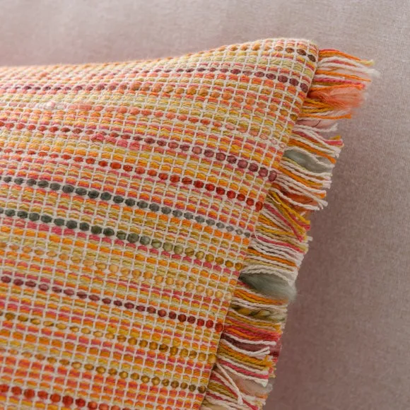 Ava Fringe Cotton Square Cushion 6