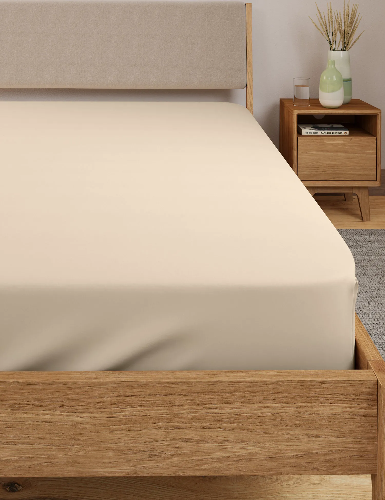 M&S Body Sensor™ Pure Cotton Deep Fitted Sheet