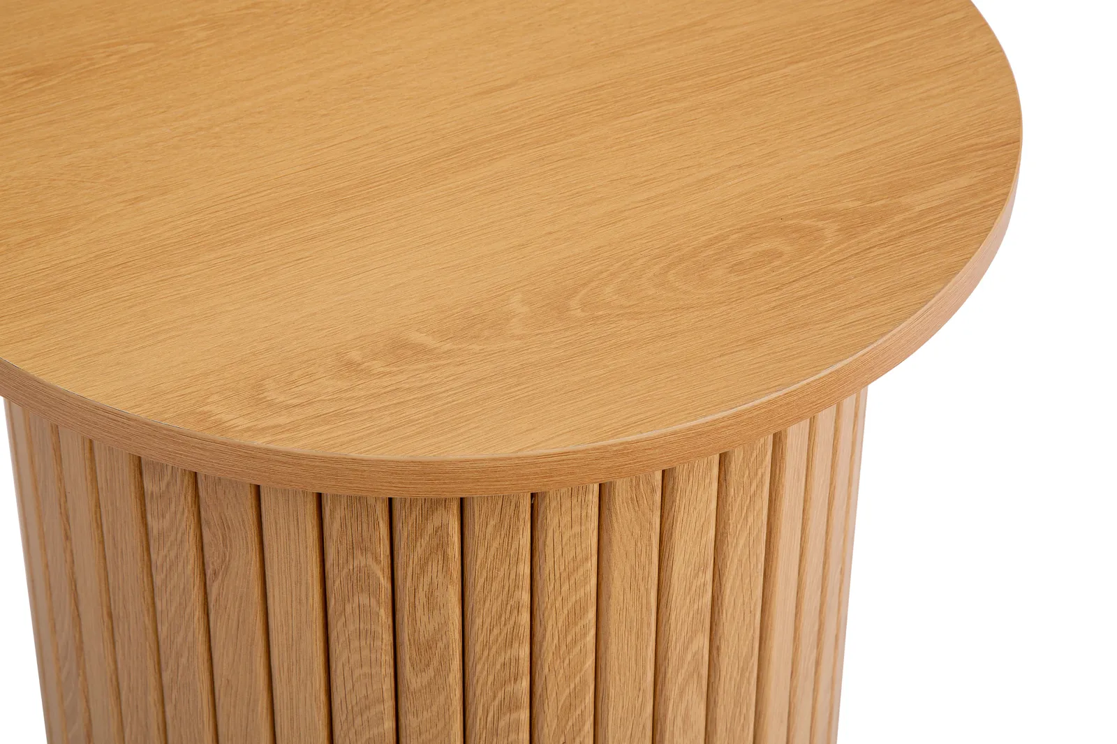 Birlea Fluted Side Table Axel in Brown 5