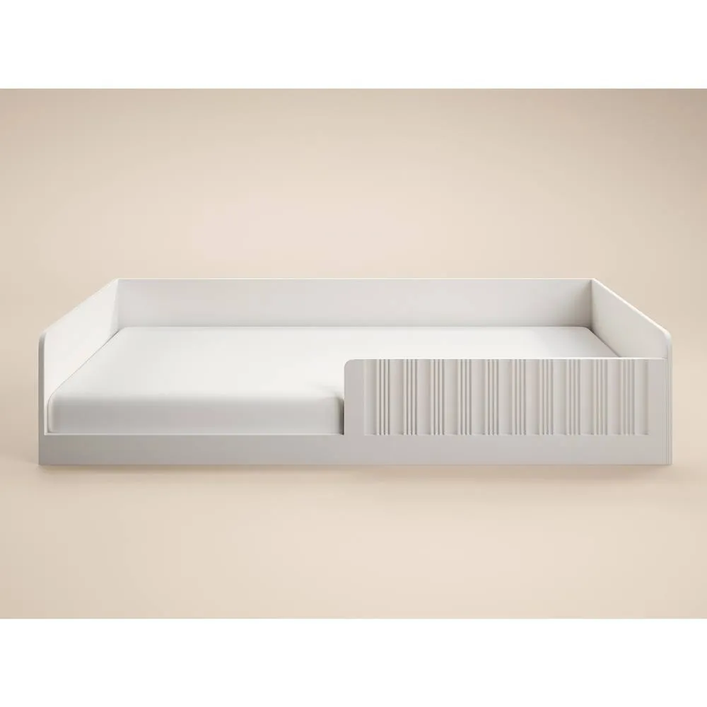 Flair Nadia Single Montessori Floor Bed in White 3