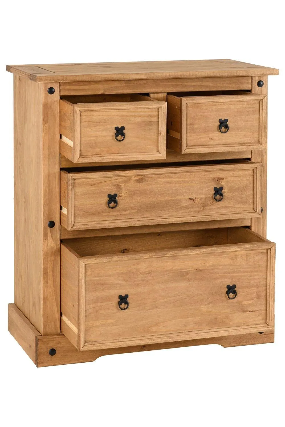 Seconique Corona 2+2 Drawer Chest in Natural 3