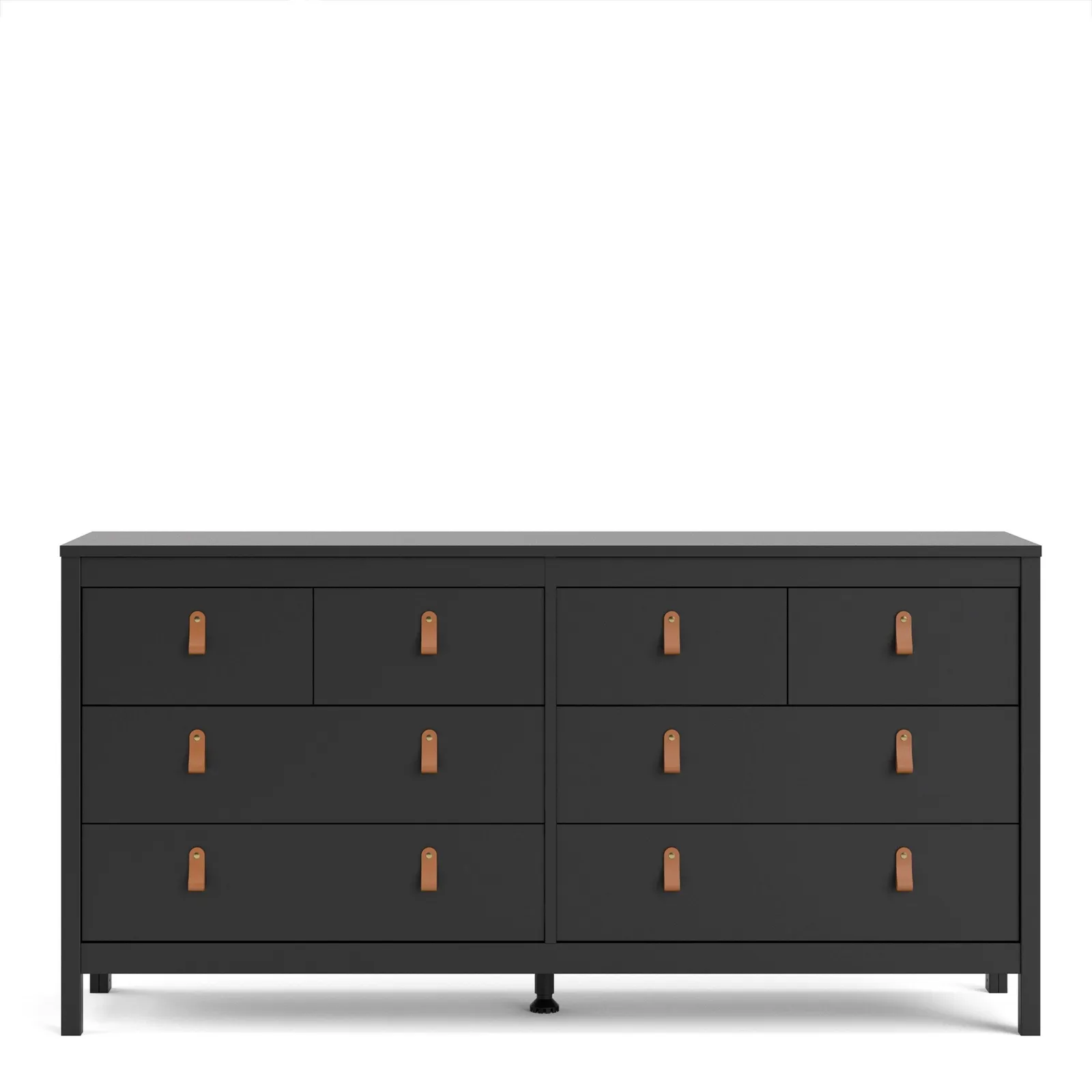 Furniture To Go Barcelona Double Dresser 4+4 Drawers in Black 2