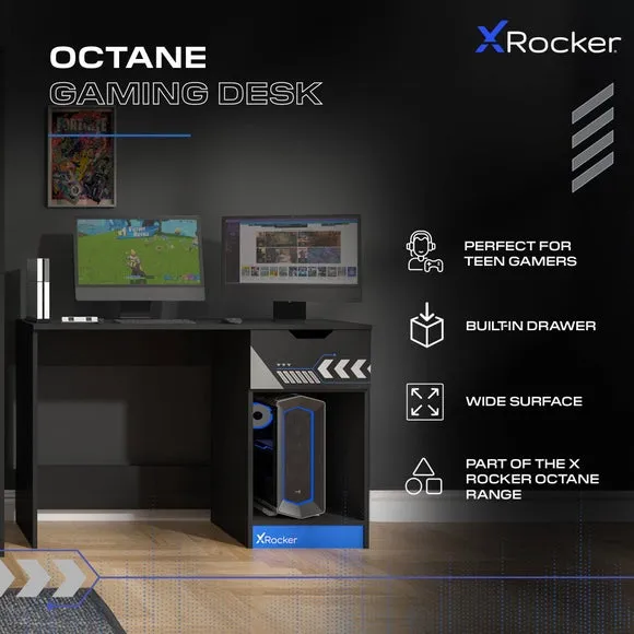 X Rocker Octane Gaming Desk 2