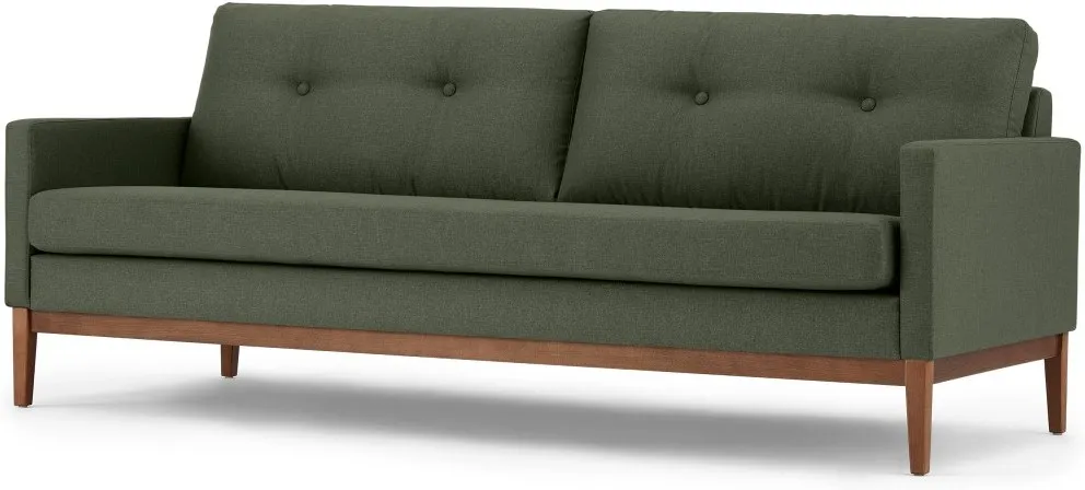 Edison 3 Seater Sofa, Textured Moss