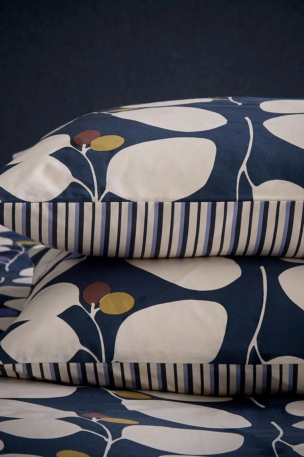 Helena Springfield 'Althea' Cotton Duvet Cover Set in Navy 5