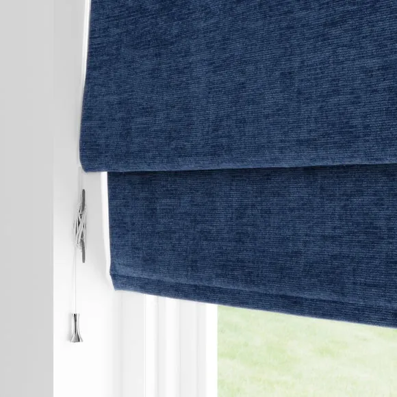 Genoa Chenille Blackout Roman Blind 4