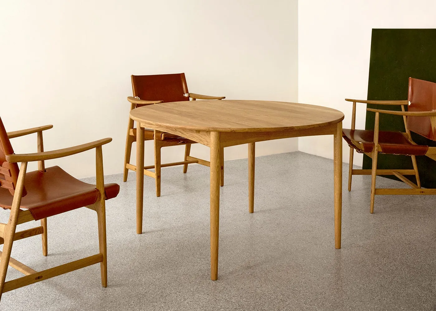 Carl Hansen & Son BM0121 Table Extendable Soap Oak 120cm 3