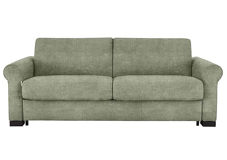 Alcova 3 Seater Fabric Sofa Bed with Scroll Arms
