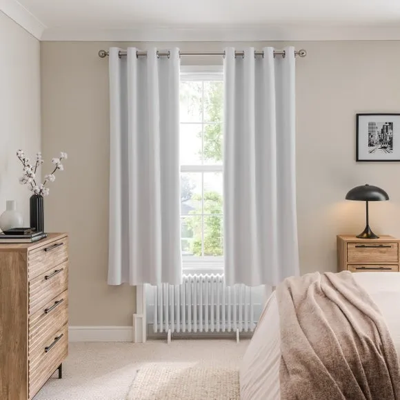Luna Brushed Eyelet Curtains (Blackout Available) 4