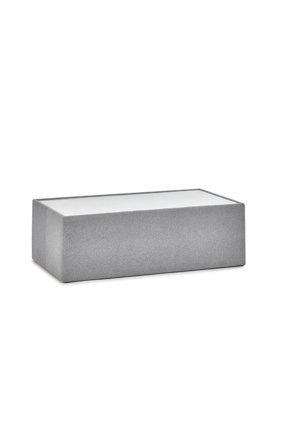 Julian Bowen Rohe Upholstered Coffee Table in Grey 3
