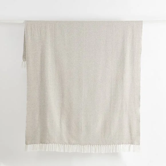 Jenson Herringbone Throw Blanket 6