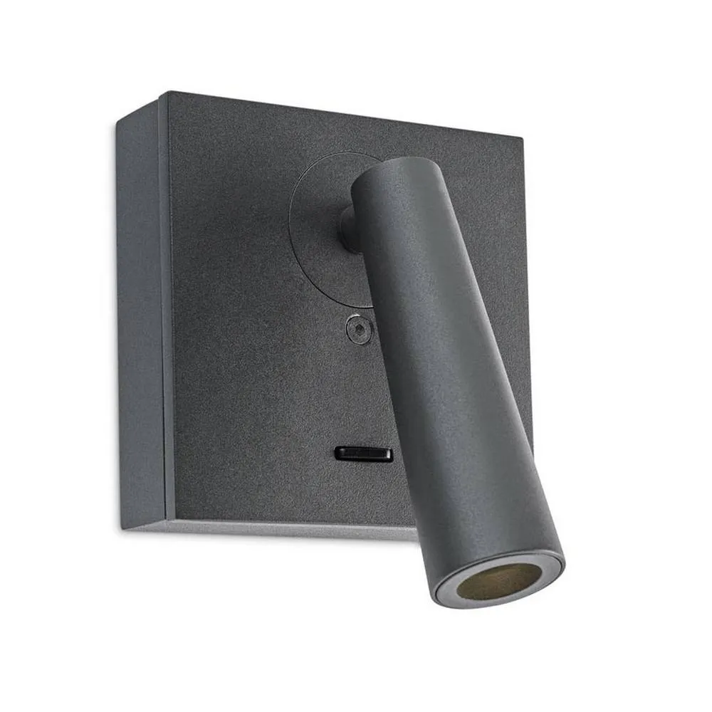 Netlighting Gamma LED Wall Reading Wall Light Urban Grey 179lm 2700K Special Offer 2