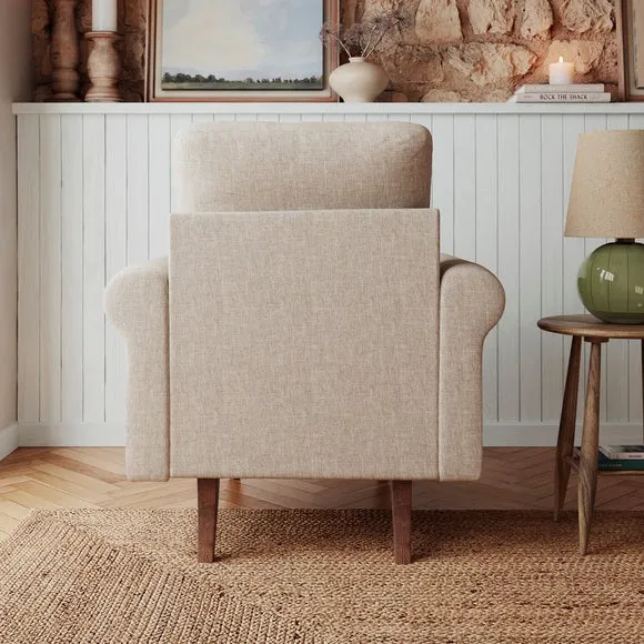 Maeve Flatweave Compact Armchair 2