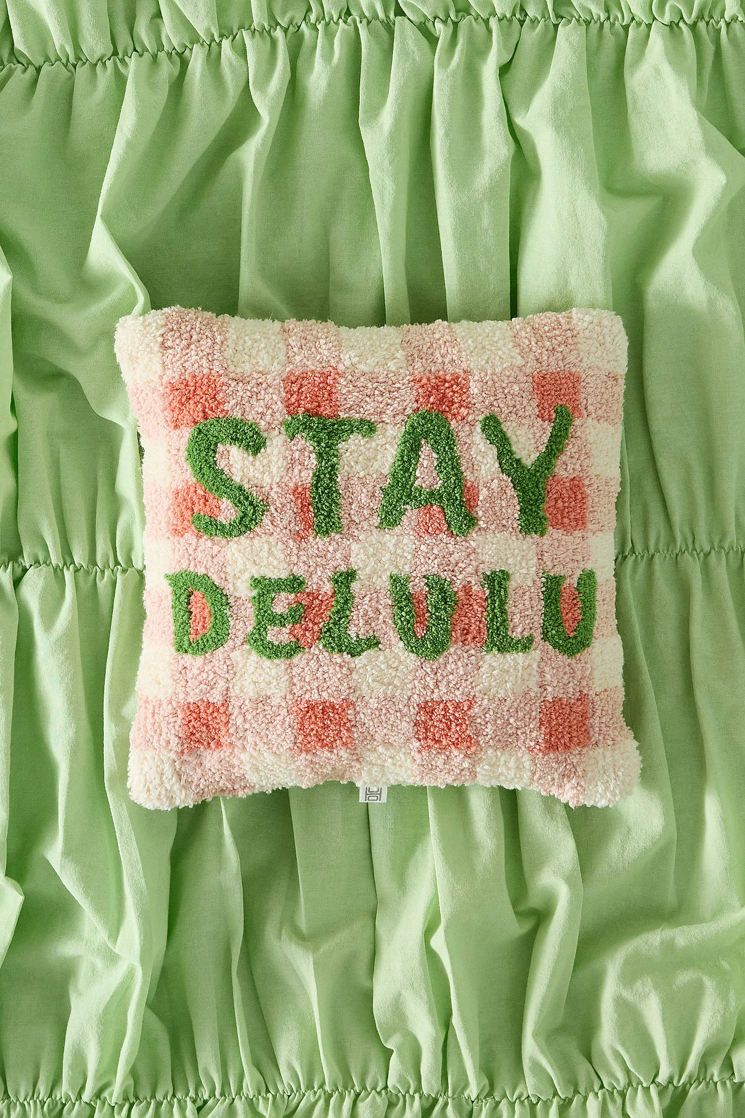 Stay Delulu Mini Tufted Cushion