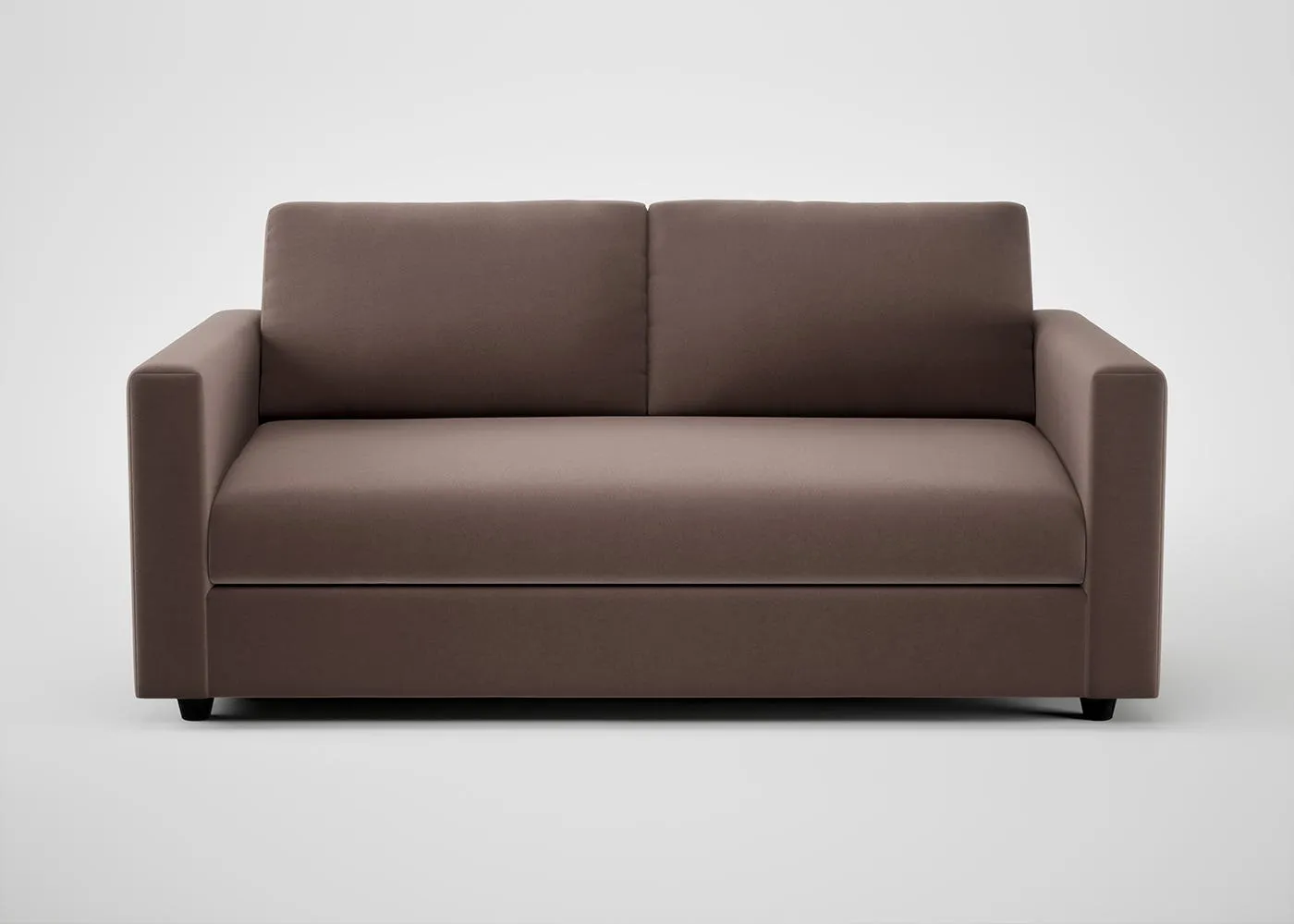 Heal's Nimbus II 3 Seater Sofa Smart Velvet Mouse Black Feet 1