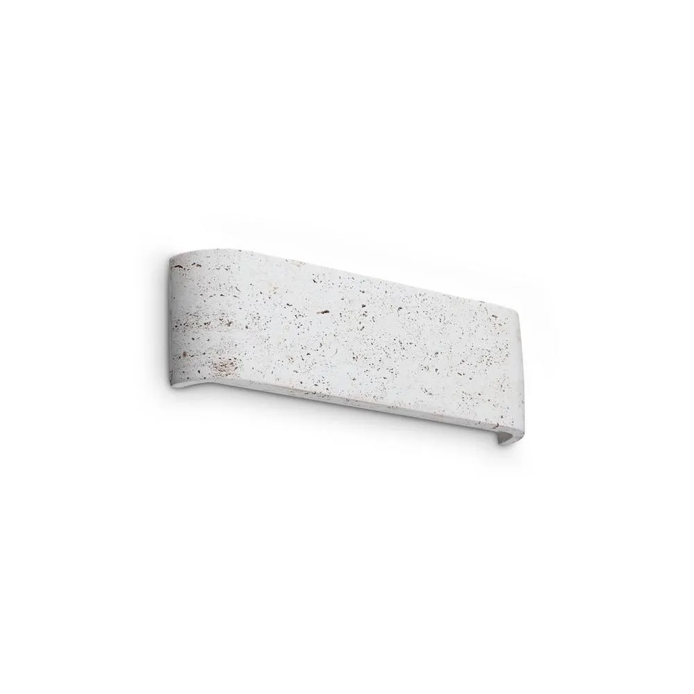 Netlighting Delta 30cm Up & Down Wall Lamp Cement 1x LED 1100lm 3000K in White