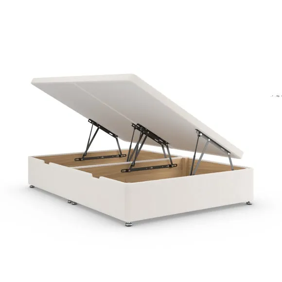 Luxury Side Ottoman Bed Frame, Teddy Fabric 6