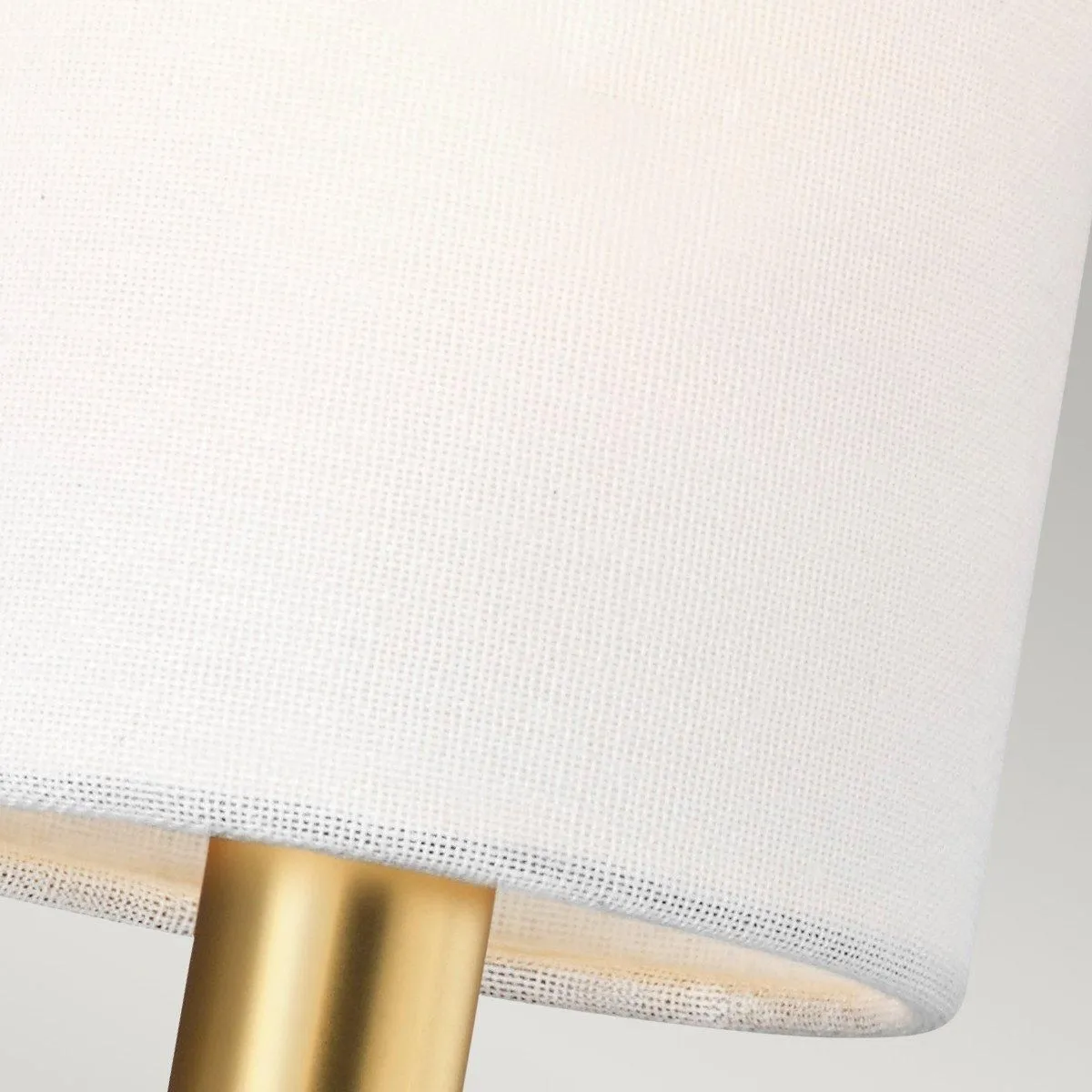 Netlighting Brianna 2 Light Wall Light Burnished Brass E14 in Yellow 3