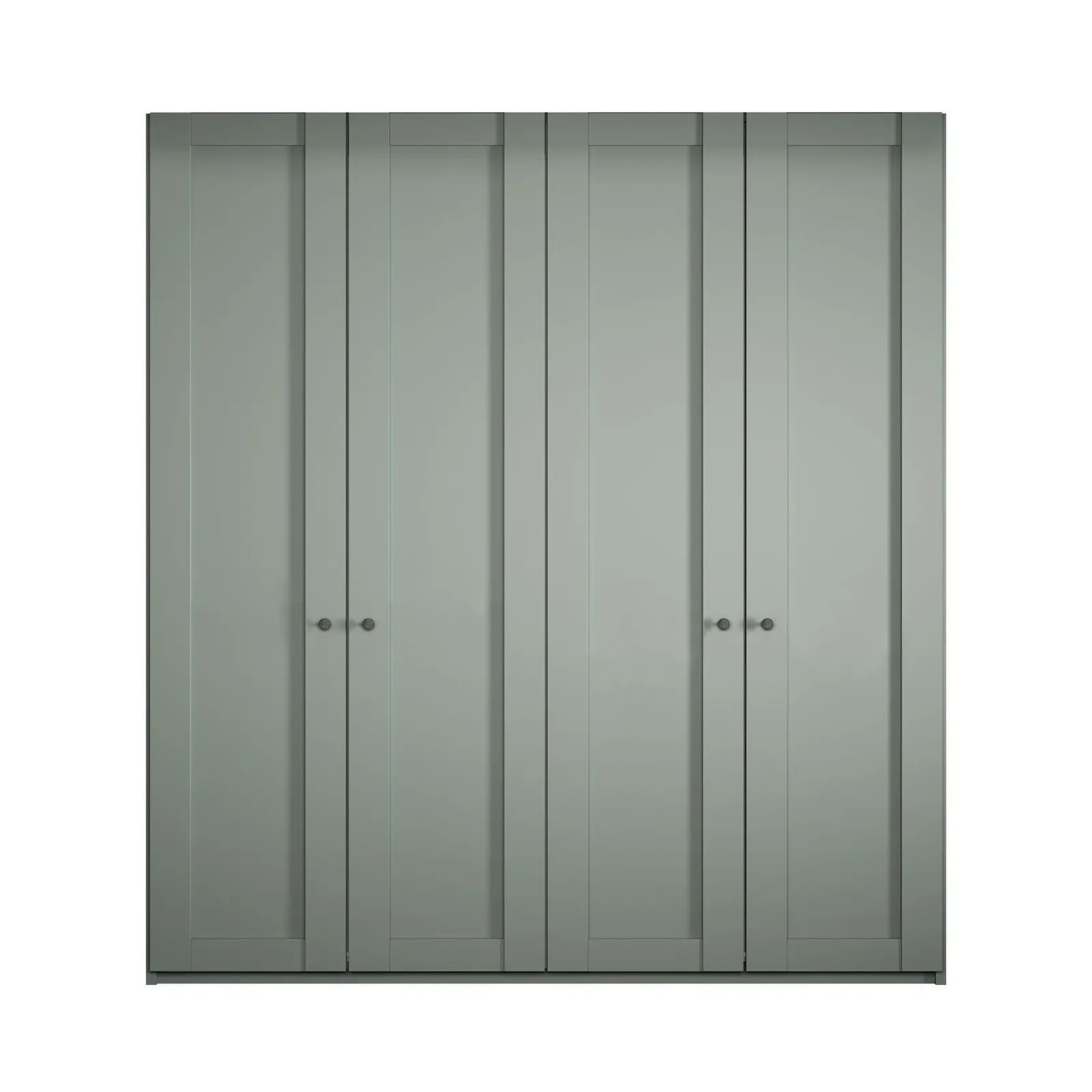 Varese 2M 4 Door Wardrobe, Green | Barker & Stonehouse 3