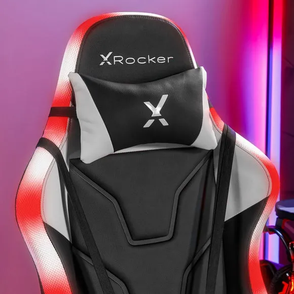 X Rocker Agility Sport RGB Office Gaming Chair with Neo Motion Sync LED 3