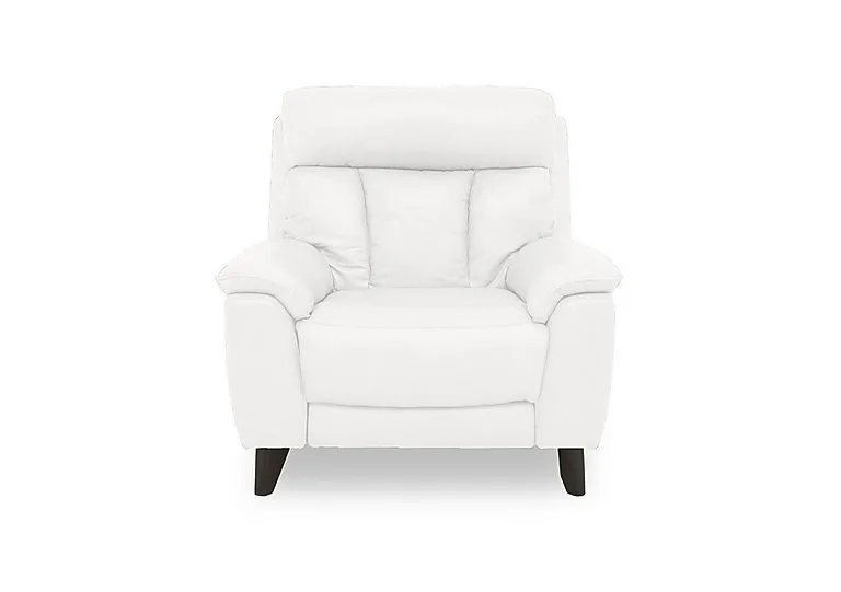 Dreamer Leather Armchair - BV Star White