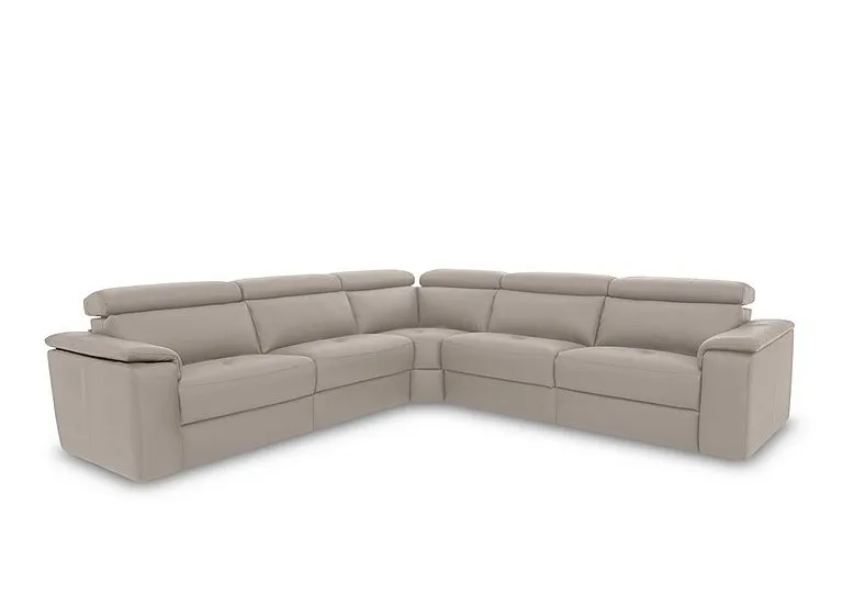 Canto Large Leather Corner Sofa