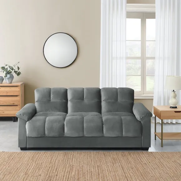 Margo Velvet with Storage Double Sofa Bed 1
