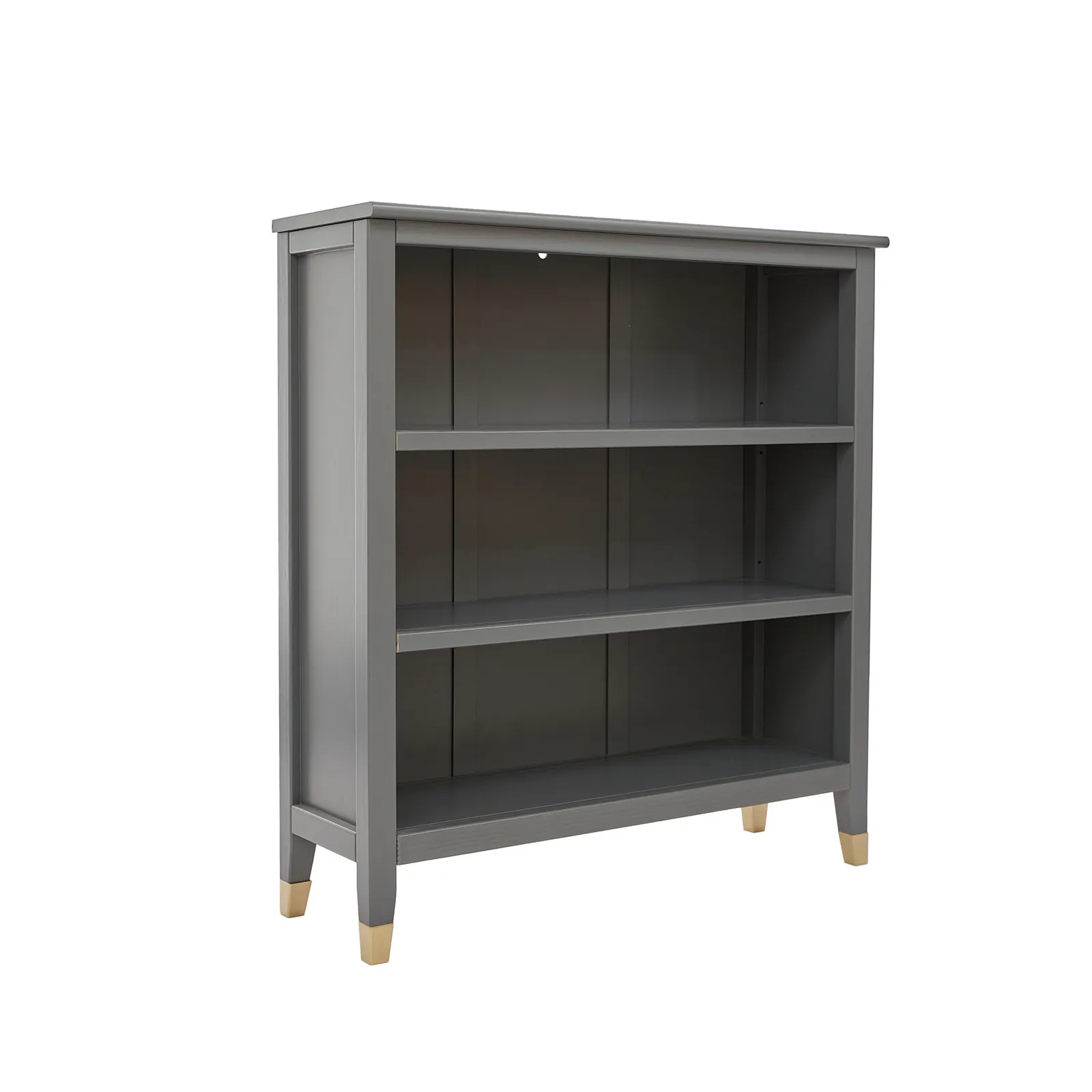 Cabinet Bits Palazzi 3 Tier Bookcase H97 W89 D25cm in Mid Grey 2