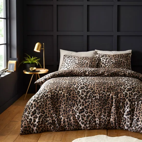 Animal Print Sateen Duvet Cover & Pillowcase Set 3