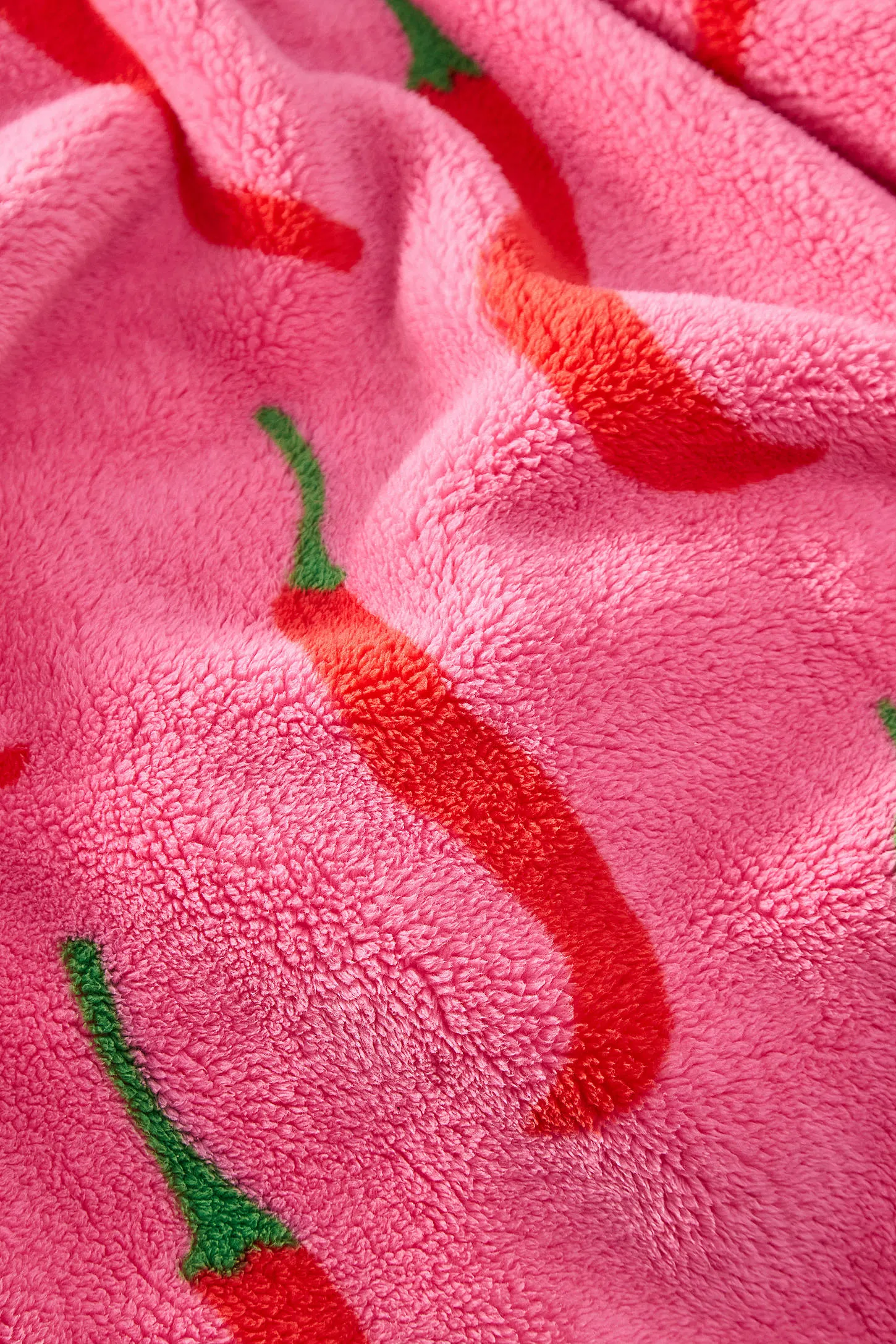 Chilli Fleece Throw - Pink 4