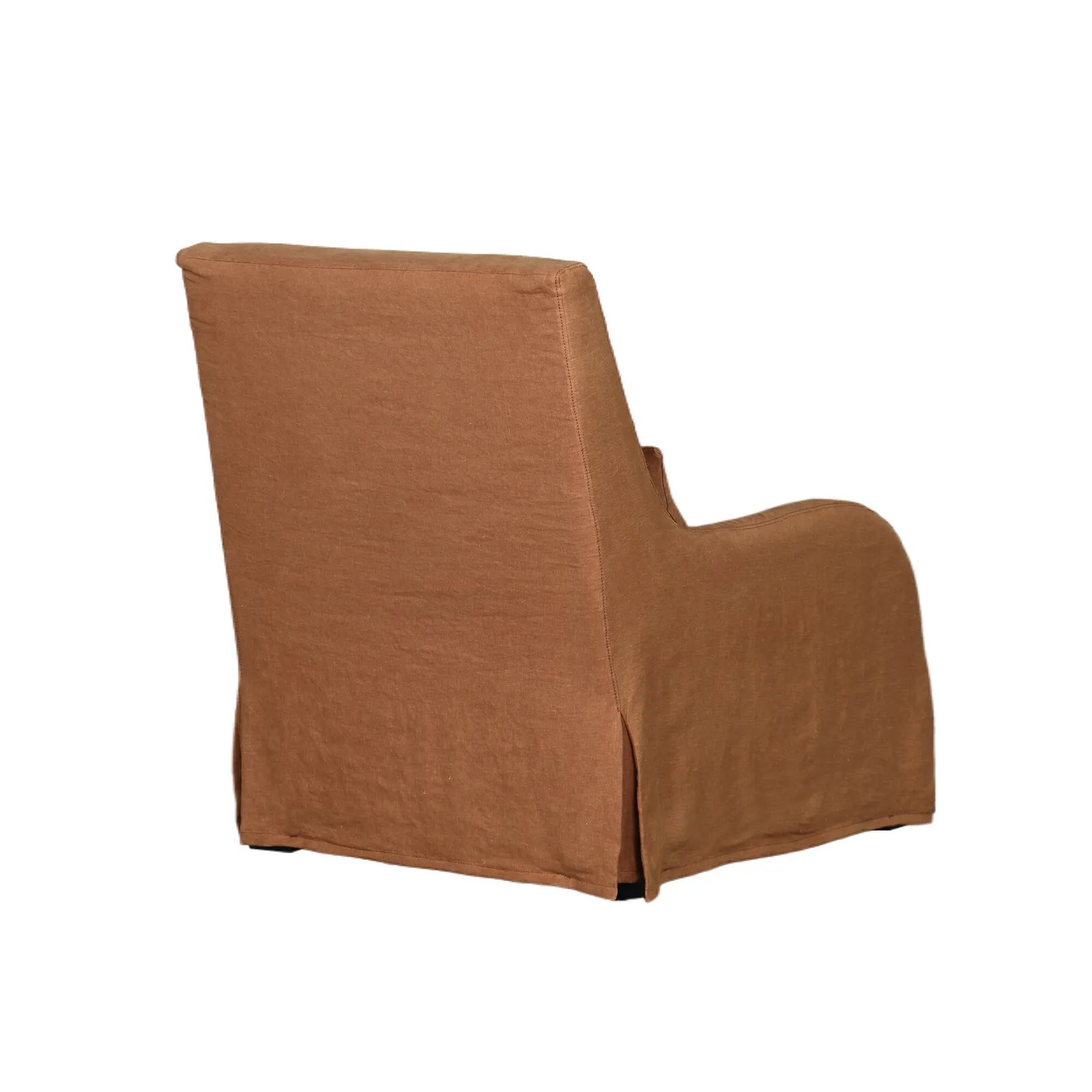 Bibury Armchair - French Riviera Style, Brown Fabric | Barker & Stonehouse 6
