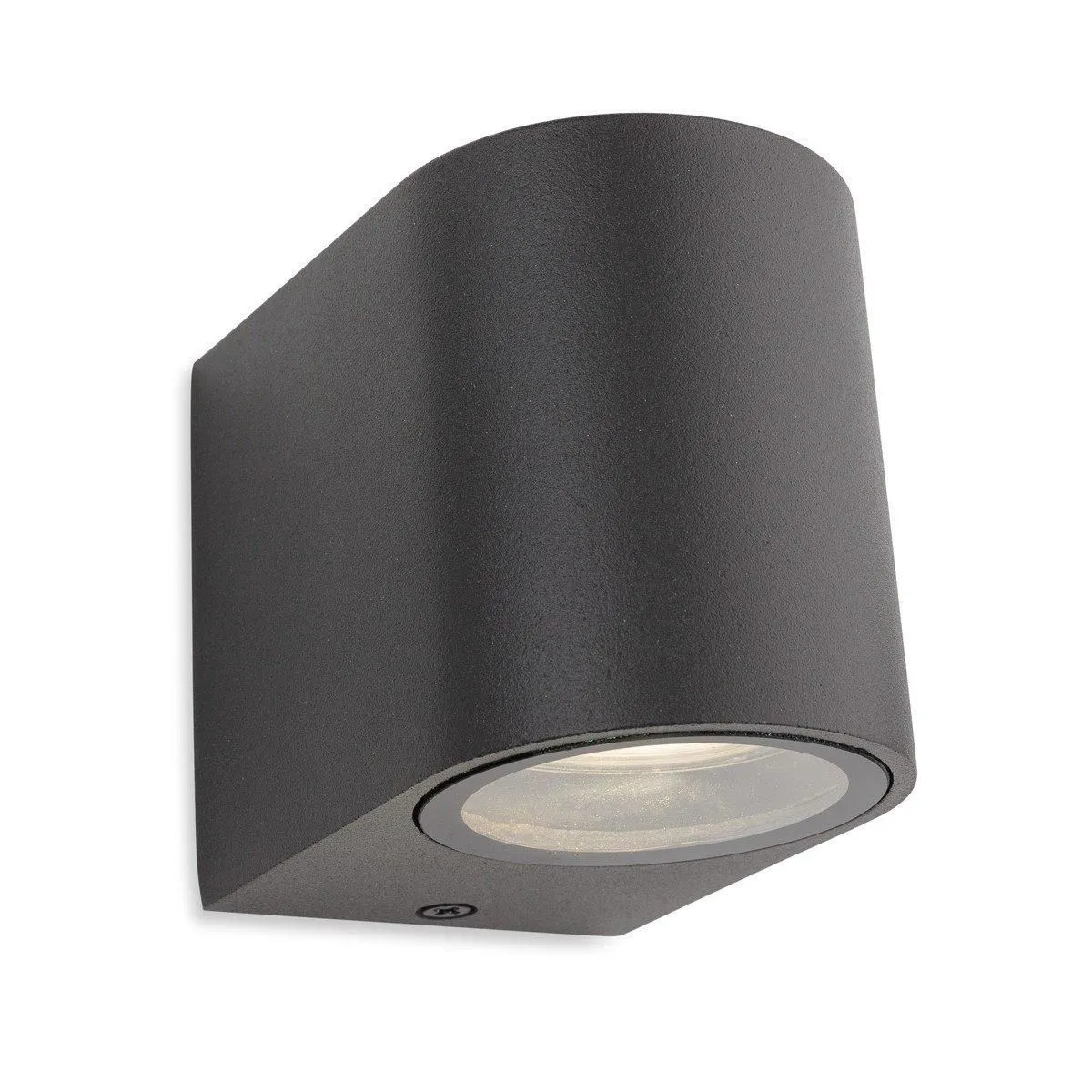 Netlighting Scenic 1 Light Single Wall Light Gun Metal IP44 GU10 in Grey