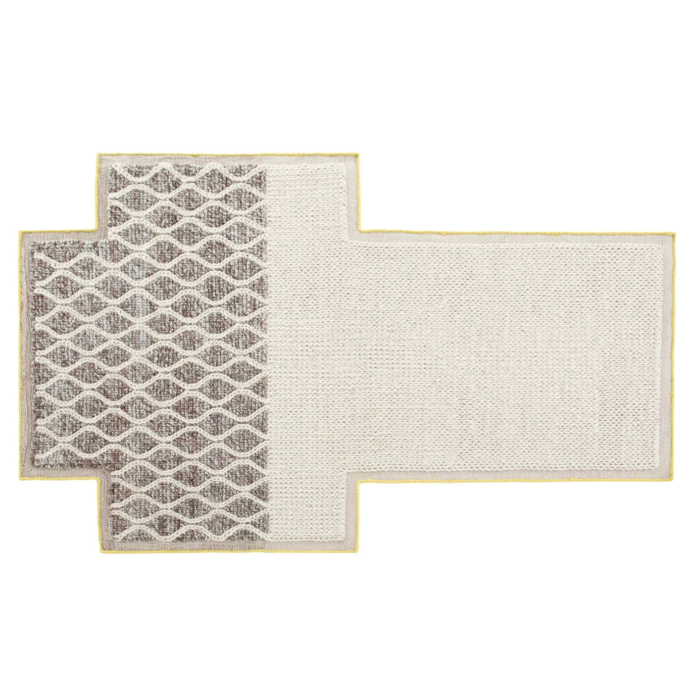 Gandia Blasco Mangas Rhombus Rug 160 x 250cm Ivory