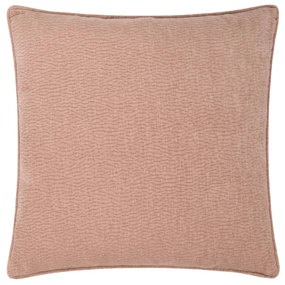 Yard Heath Washed Velvet Textured Cushion Cotta 50 X 50Cm, Red 2