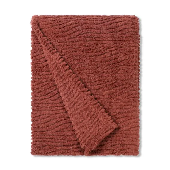 Henwood Textured Fleece Throw Blanket 130cm x 170cm 4