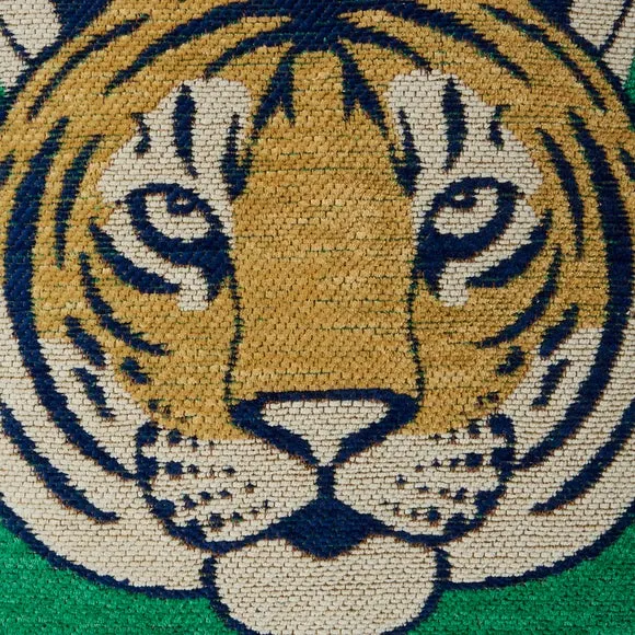 Woven Chenille Tiger Cushion 2