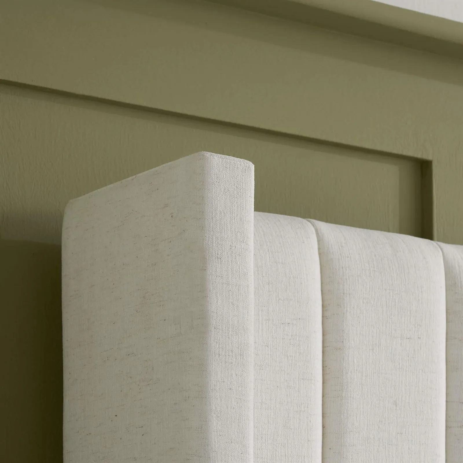 Birlea Maisey Ottoman Cream Linen Fabric Double Bed Frame 4