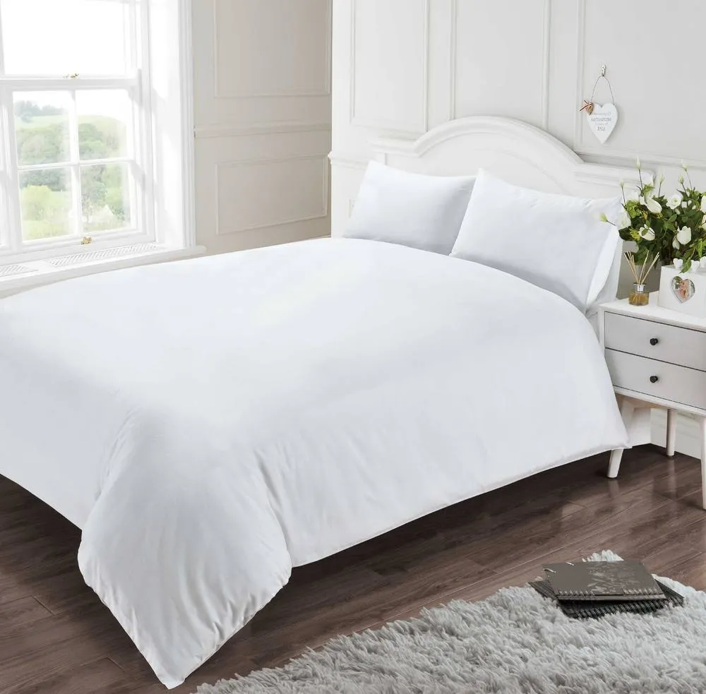Rapport Home 400 Thread Count Housewife Pillow Case Pair in White