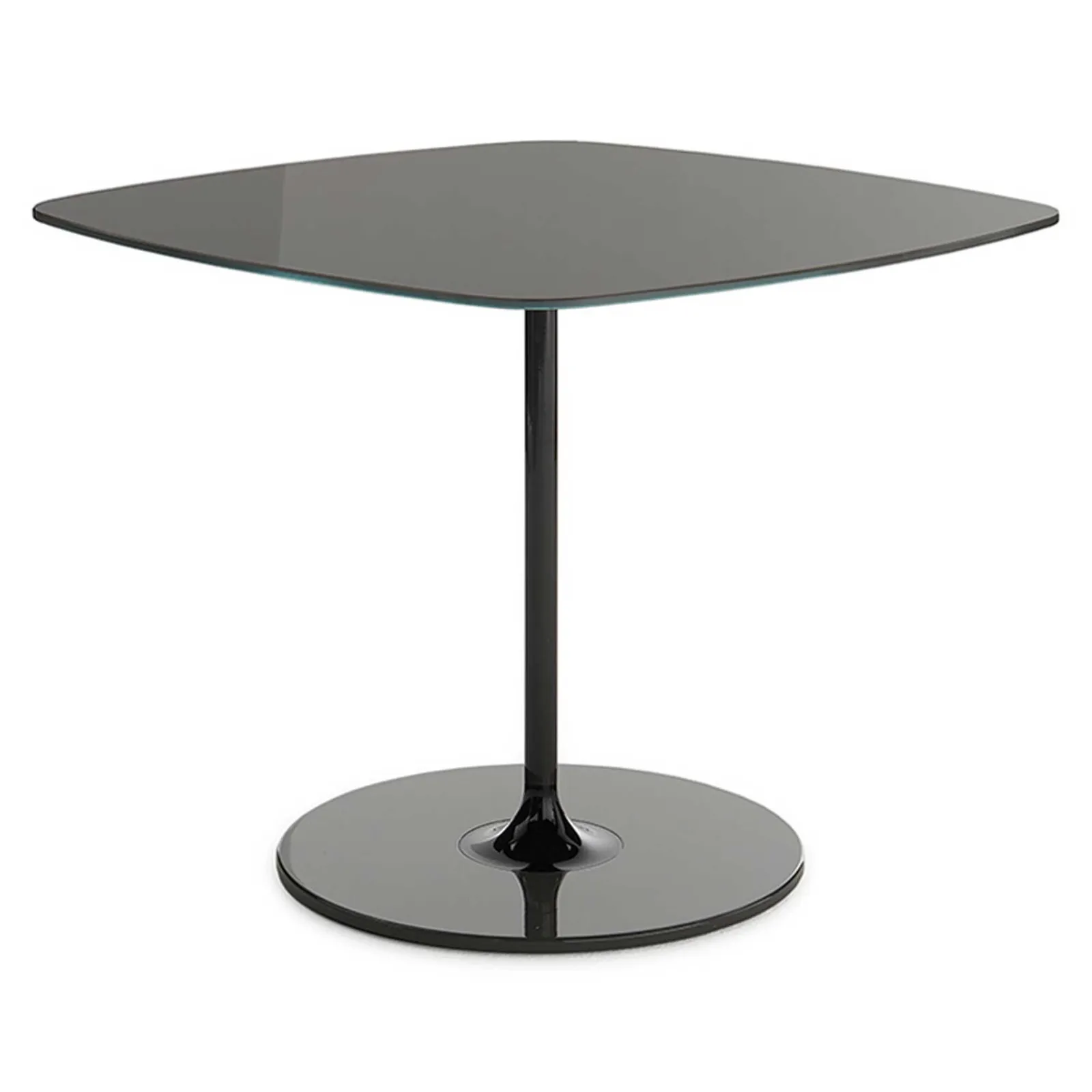 Kartell Thierry Side Table 50X50X40 Black Glass | Barker & Stonehouse 2