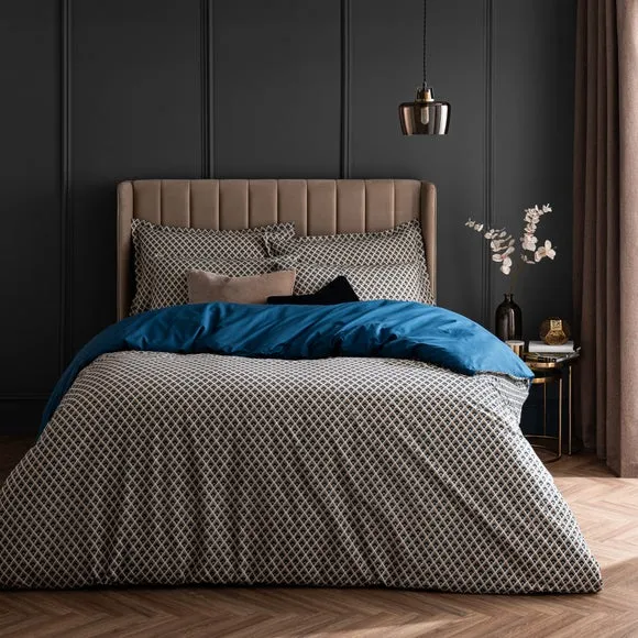 Elea 100% Cotton Duvet Cover and Pillowcase Set 1