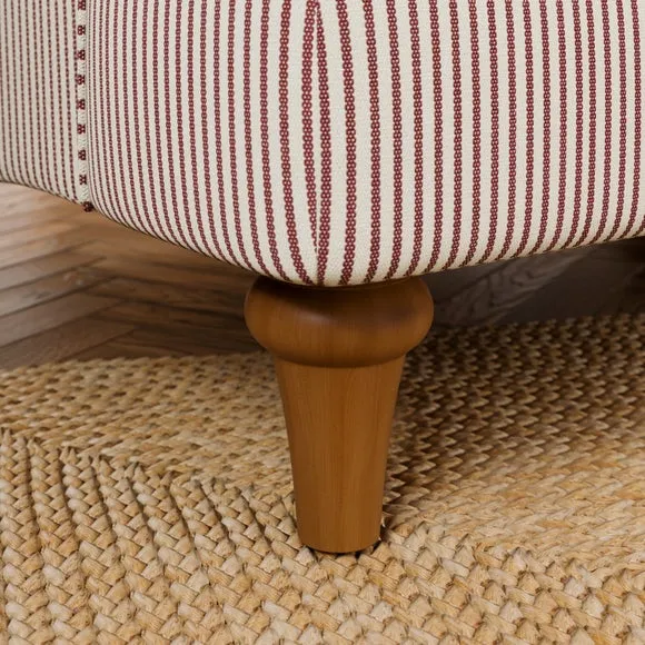 Beatrice II Woven Stripe Mix Snuggle Chair 5
