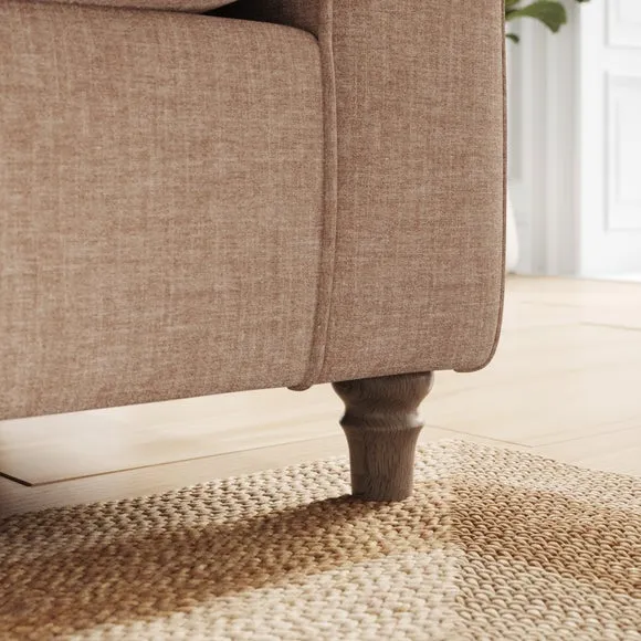 Flori Tonal Plush Chenille Armchair 4