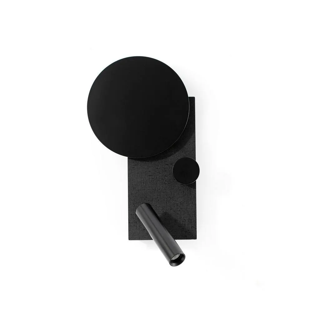 Netlighting Klee Right Reading Light Textured Black 2700K 4