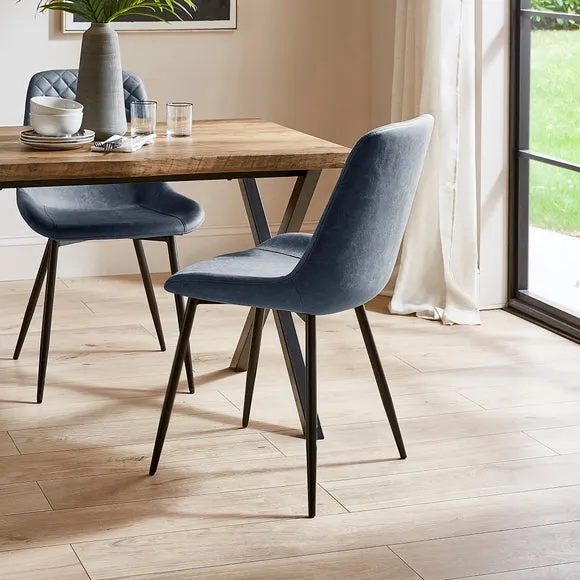 Walden Set of 4 Dining Chairs, Faux Leather 2
